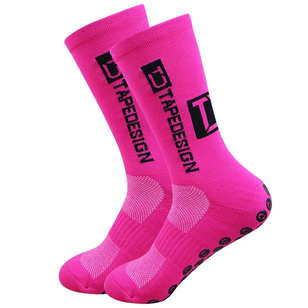 Men's Non-Slip Grip Athletic Socks - Ideal for Soccer, Football, Basketball & Cycling
