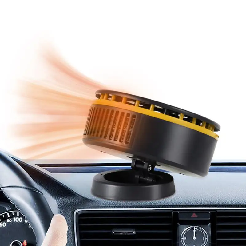 

Folding 360-degree rotating car with Fan 12V 2 in 1 Auto Cooler and Heater 360 Degree Rotation Car Heater Demister Window Screen