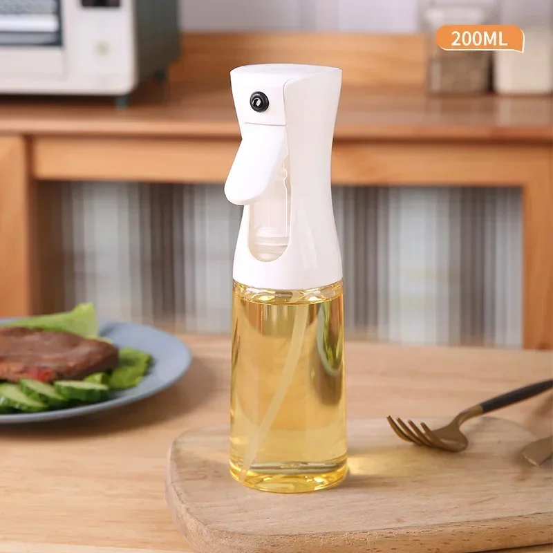 1PC 200ml Oil Spray Bottle Kitchen Cooking Olive Oil Dispenser Camping BBQ Baking Vinegar Soy Sauce Sprayer Containers 6