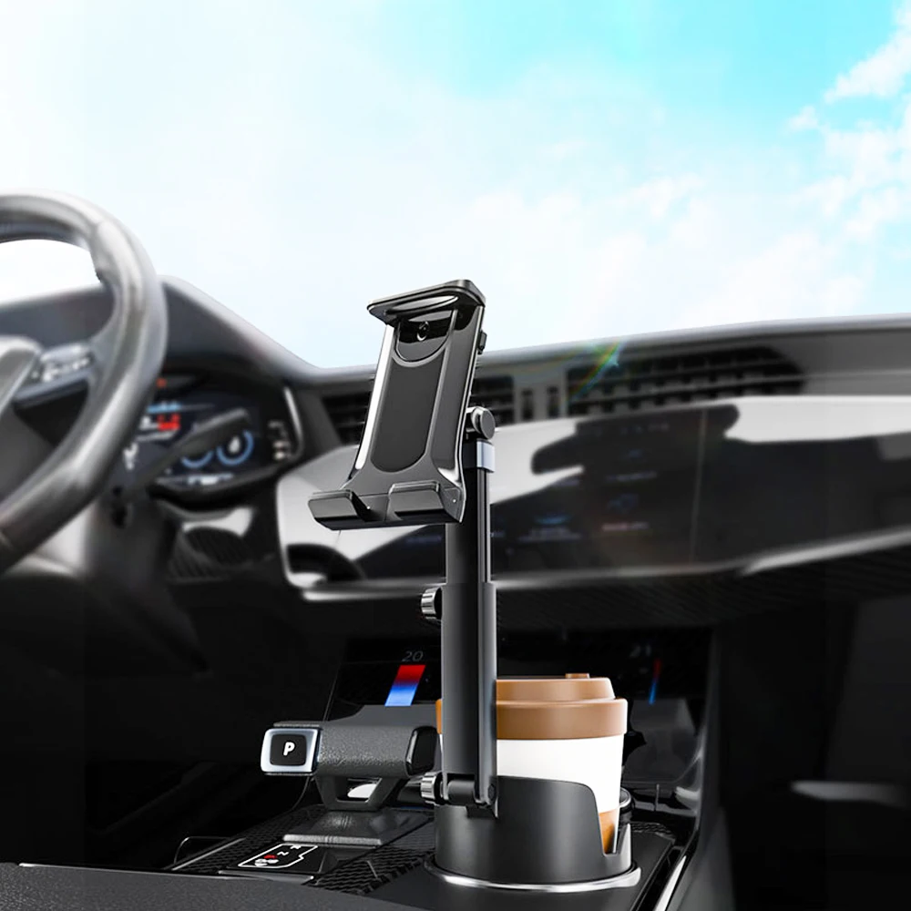 Auto Tasse Tablet Ständer Telefon Halter Expander Multifunktions Unterstützung Adapter für Auto Innen Getränk Organizer Lagerung Zubehör