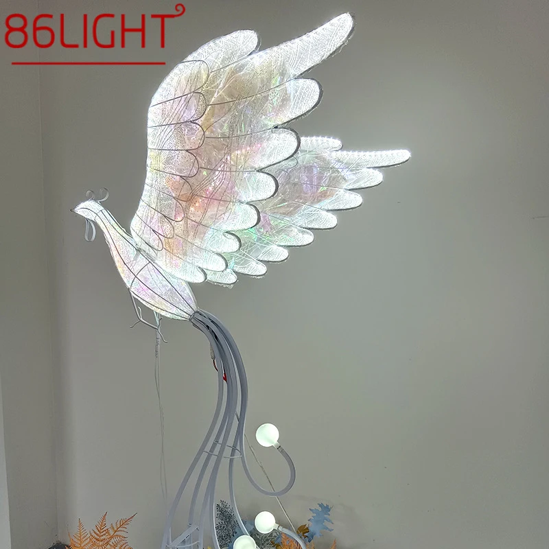 

86LIGHT Modern Phoenix Wedding Lantern Area Props Street Lamp LED Stage lighting Festival Atmosphere Background Decoration