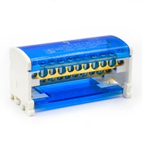 1pcs WDH-211 Terminal Block Reliable Electrical Connection Screw Type Durable Compact DIN Rail Mount 1