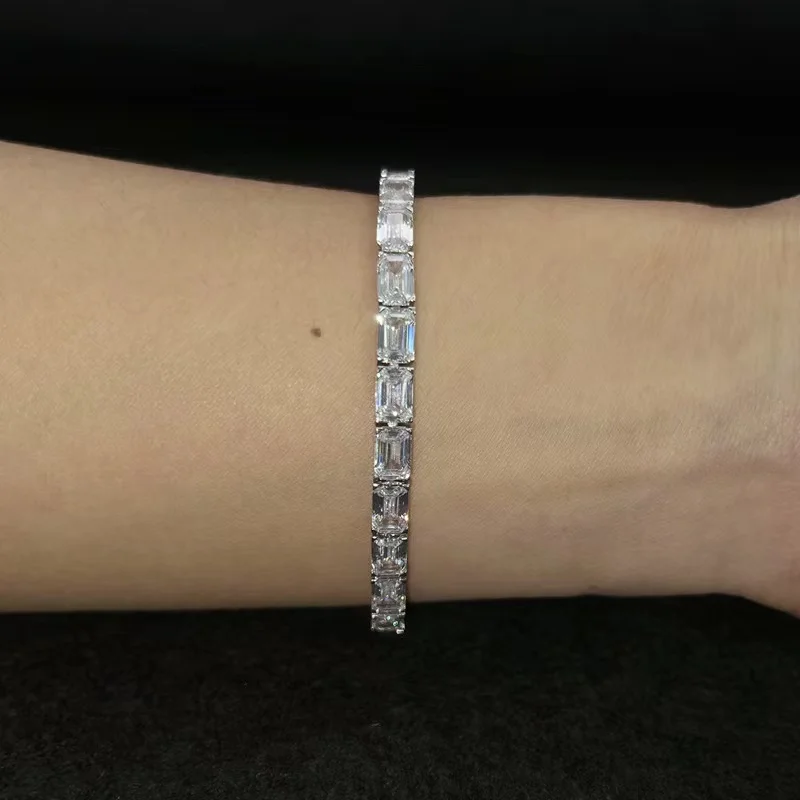 

SLYFY001 custom 925 sterilng silver small stones Tenni bracelet