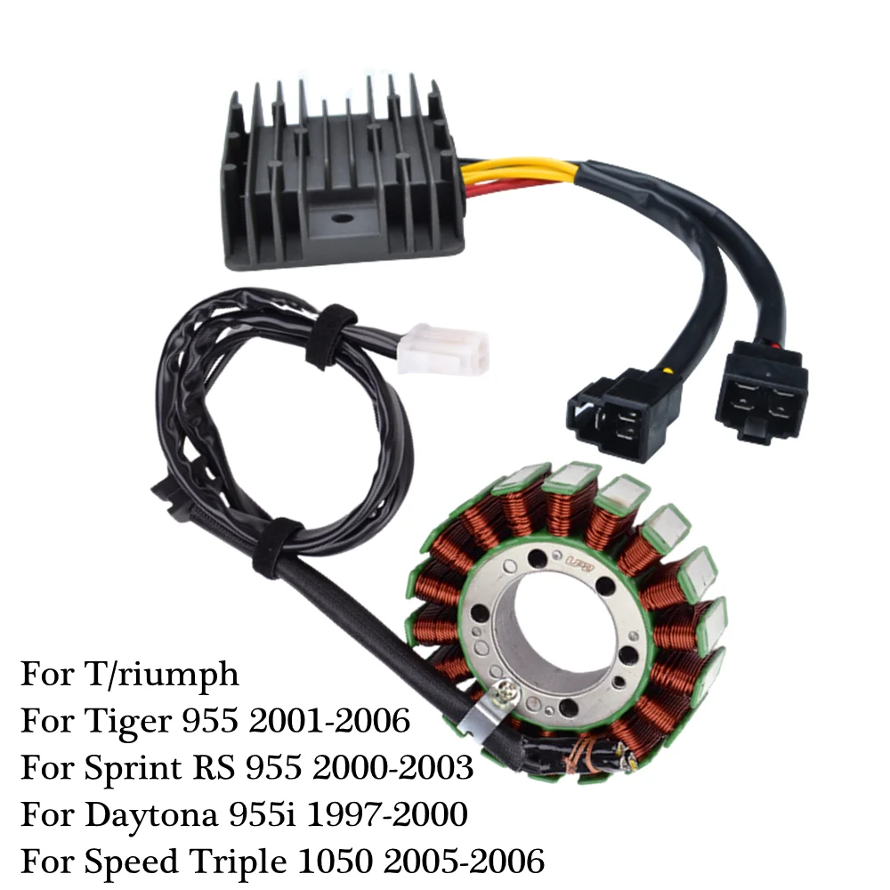 Generatore Statore Bobina E Regolatore Raddrizzatore Per Triumph Tiger 955 Velocità Triple 1050 Sprint Rs 955 Daytona 955I