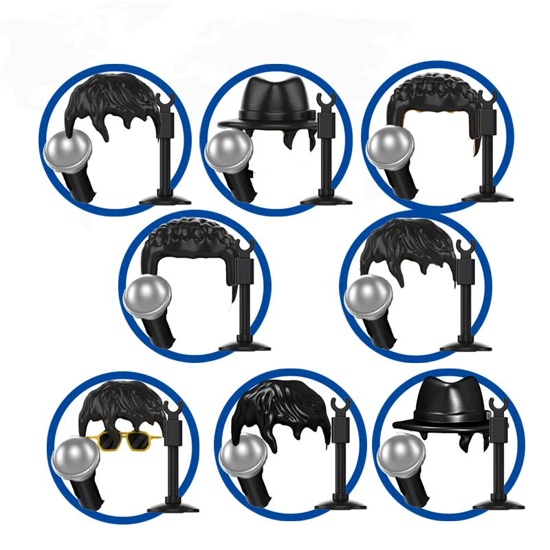 TP1062 핫 신상 유명 가수 캐릭터 미니 조립 피규어 블록 교육용 어린이 장난..