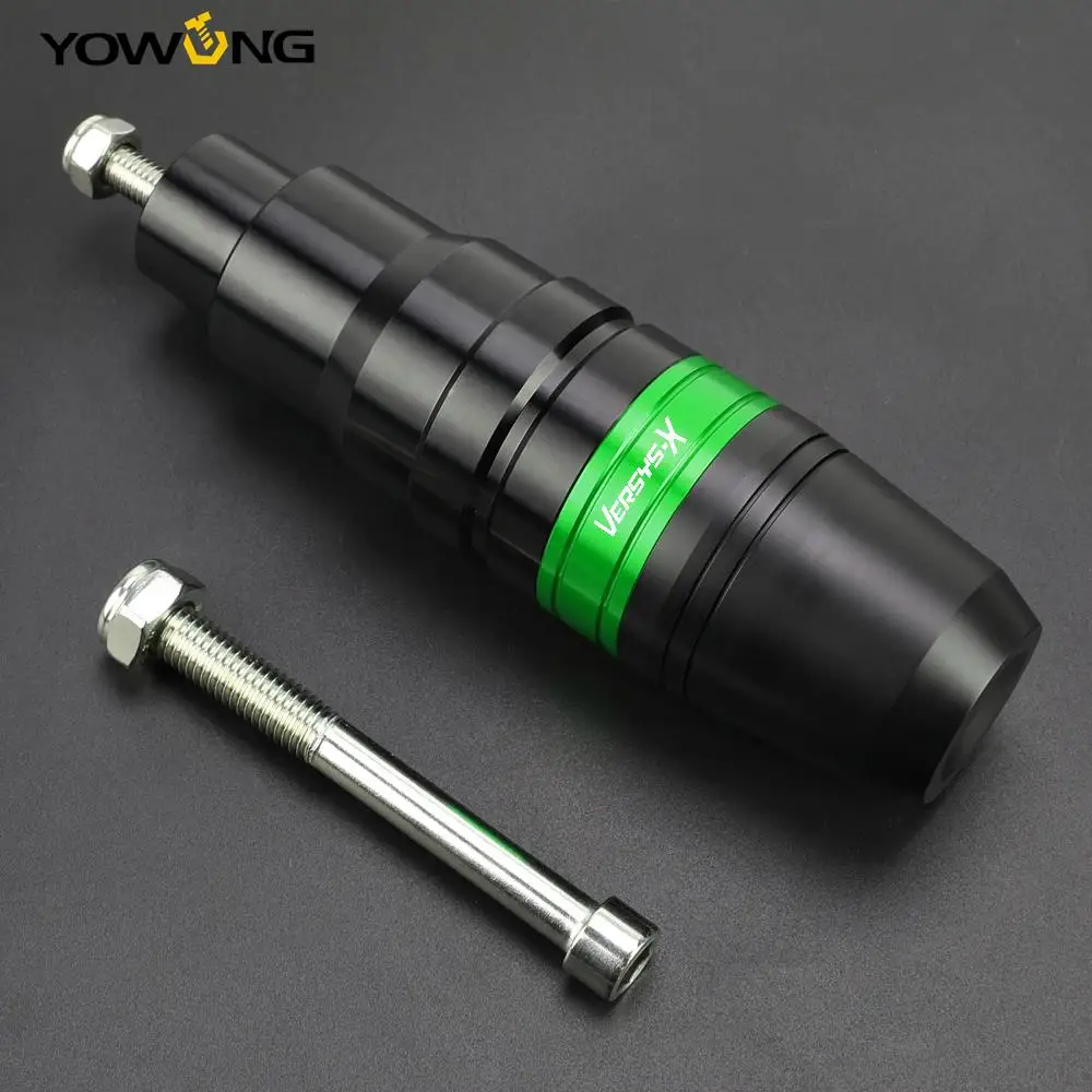

Frame Slider Crash Protector For KAWASAKI VERSYS-X250 VERSYS-X300 VERSYS-X VERSYSX 250 300 Moto Falling Protection Bobbins Pad