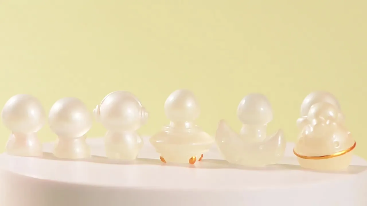 100 шт. миниатюры дерево эльф ребенок смола свечение ночью микро пейзажные