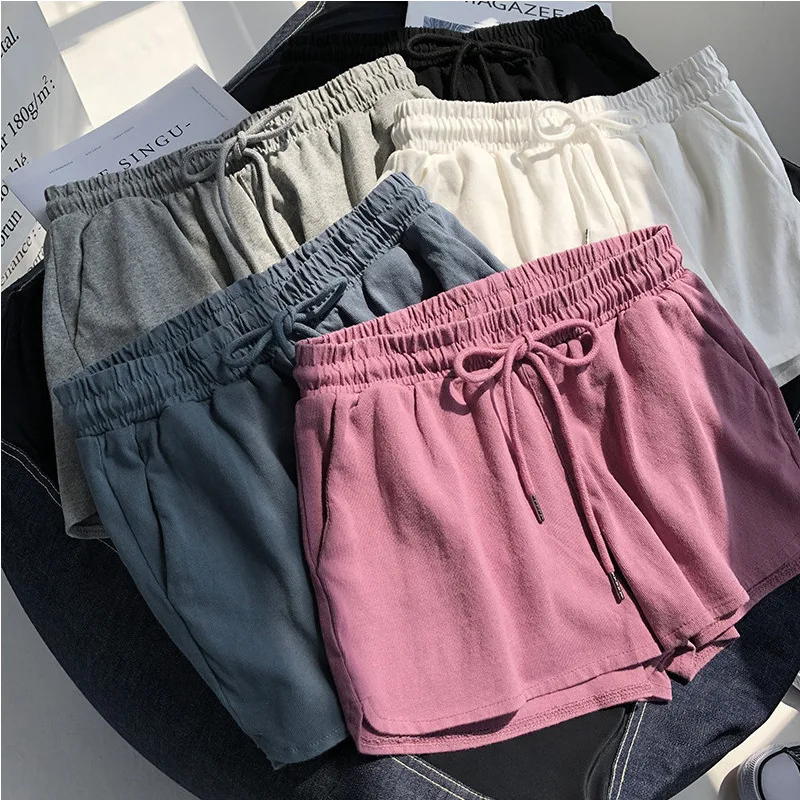 

5 Colors Summer Korean Y2k Shorts Women Homewear Biker Black Gym White Pink Sexy Mini Japanese Cute Hot Pants Woman Clothes