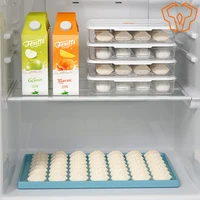 Multi Layered Dumpling Box Household Food Grade Frozen Egg Fresh Frozen Refrigerator Storage Kitchen Summer container 2