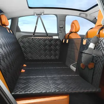 Rear Seat Waterproof Dog Car Bed 1