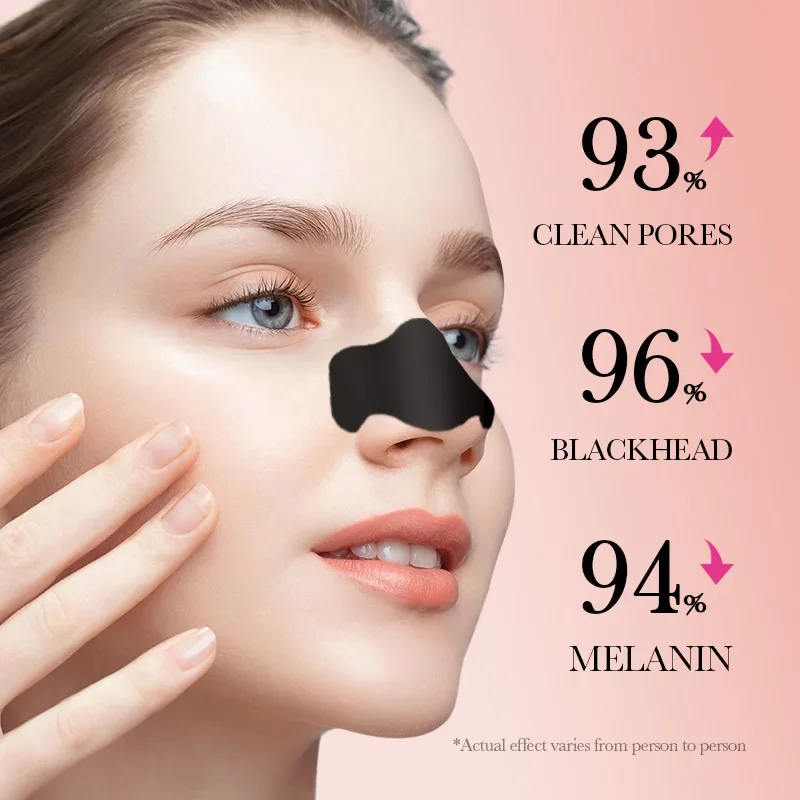 100pcs Nose Blackhead Remover Mask Deep Cleansing Skin Care Shrink Pore Acne Treatment Mask Nose Black dots Pore Clean Strips 3