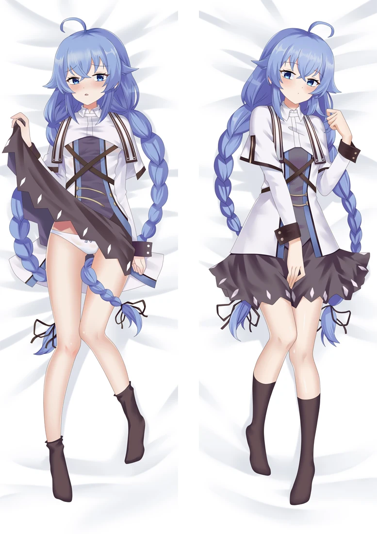 

60x180cm Anime Dakimakura Jobless Reincarnation Hugging Body Cushion Cover Mushoku Tensei Roxy Migurdia Cosplay Pillow Case