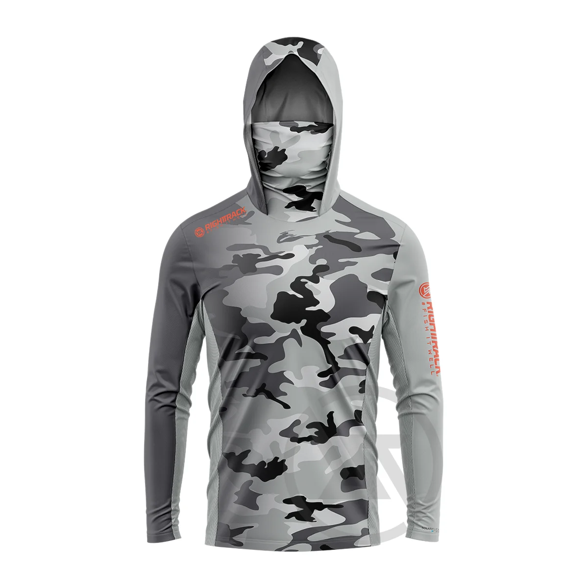 Fluor Camo Mask Hoodies Shirts Suitable For Fishing Hunting