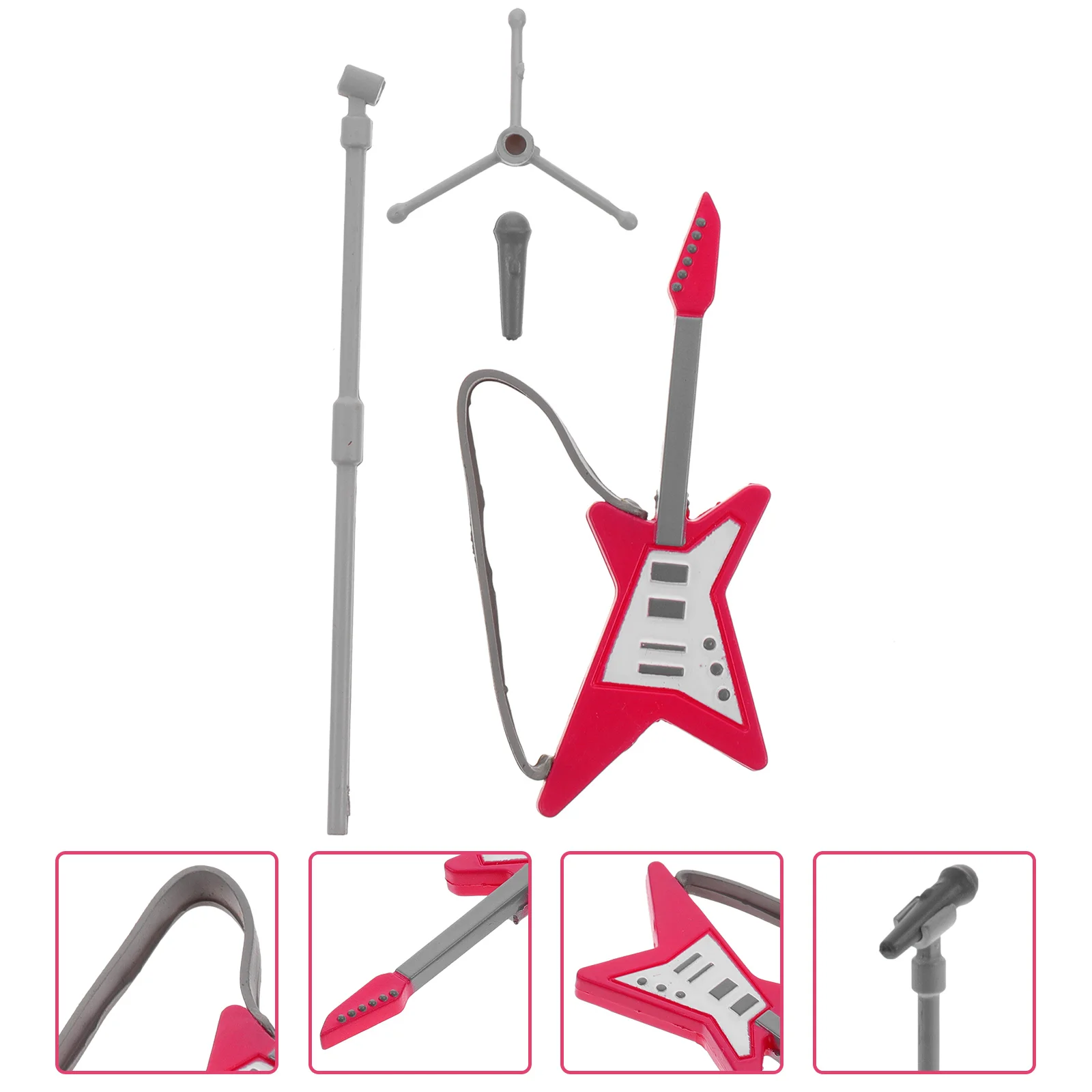 

Music Instruments for Kids Guitar Microphone House Toys Goodie Bag Filler
