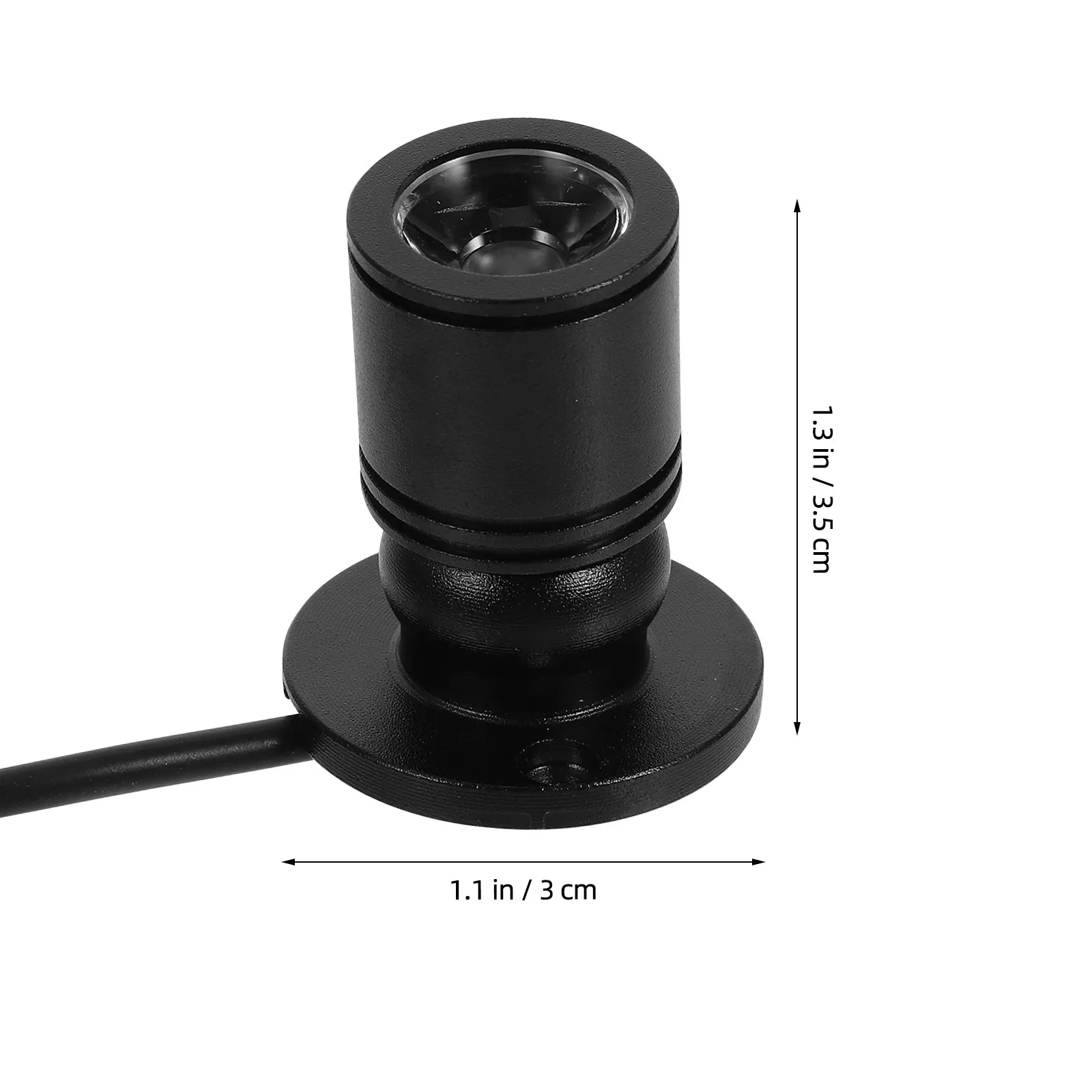 USB 전원 미니 LED 스포트라이트, 보석 진열장 쇼케이스 실내용, 각도 조절 가능 조명, 컴팩트 디자인