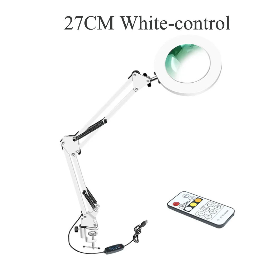 Illuminated LED Magnifier with Adjustable Lighting - Multifunctional Glass for Precision Tasks and Skincare