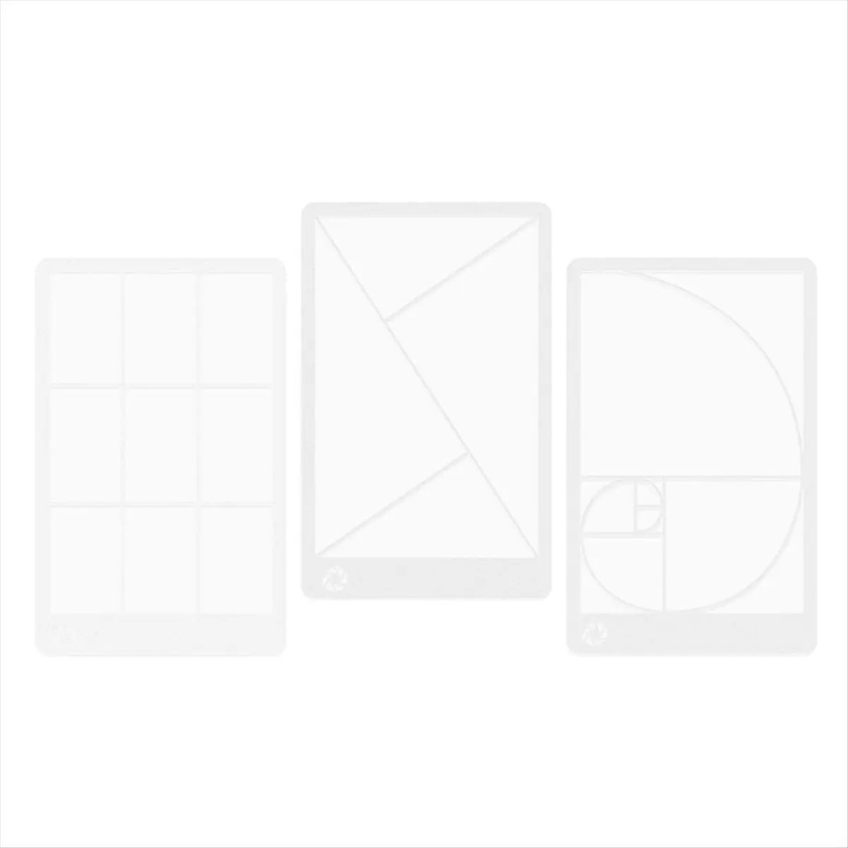9월 3종 뷰파인더 피보나치 조합 뷰파인더 황금비율 사진 보기 위치 조정 자 뷰어