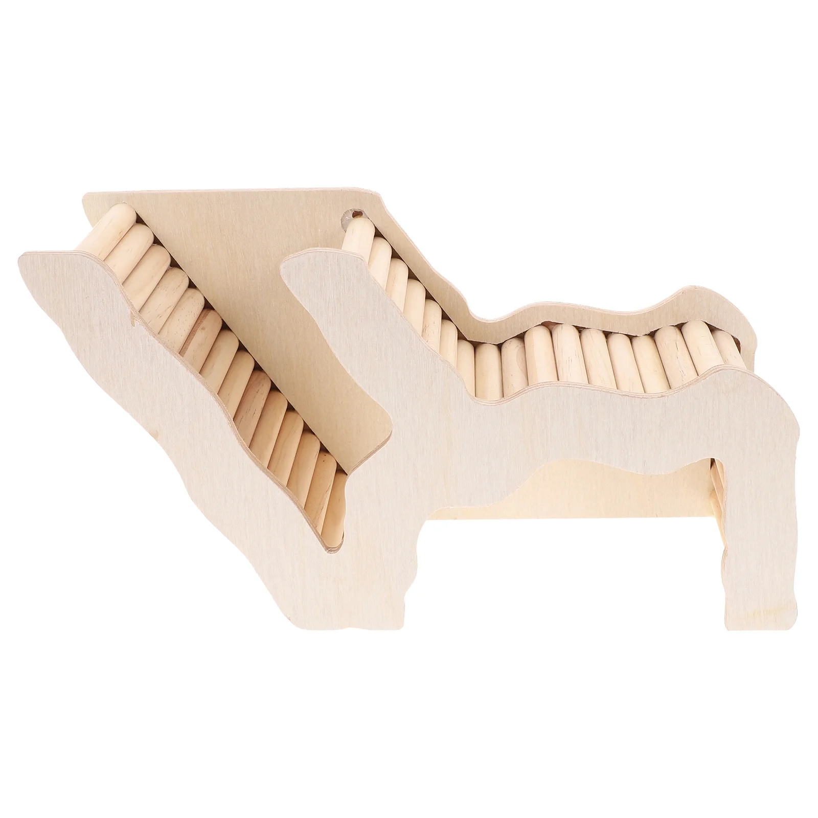 

Hamster Wood Hideout Ladder Climbing Toy Small Pets Hideout House Hamster Sleeping House