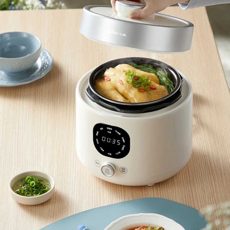 Electric Pressure Cooker Household 2L Intelligent Pressure Cooker Multifunctional Double-bladder One-key Relief Exhaust