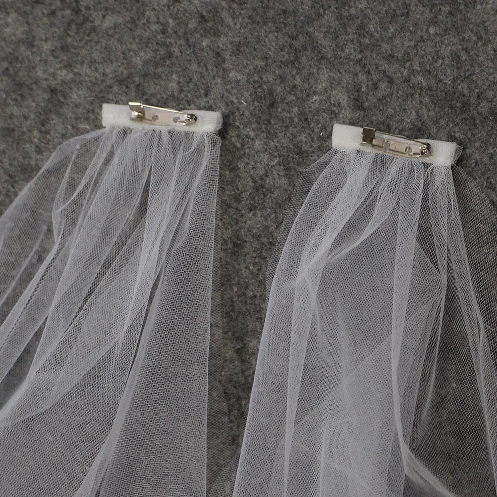 Customized Bling Sequins Lace Long Wedding Cape Scallop Real Photos 3.5 Meters Shoulder Veil New Bridal Bolero Bride Accessories