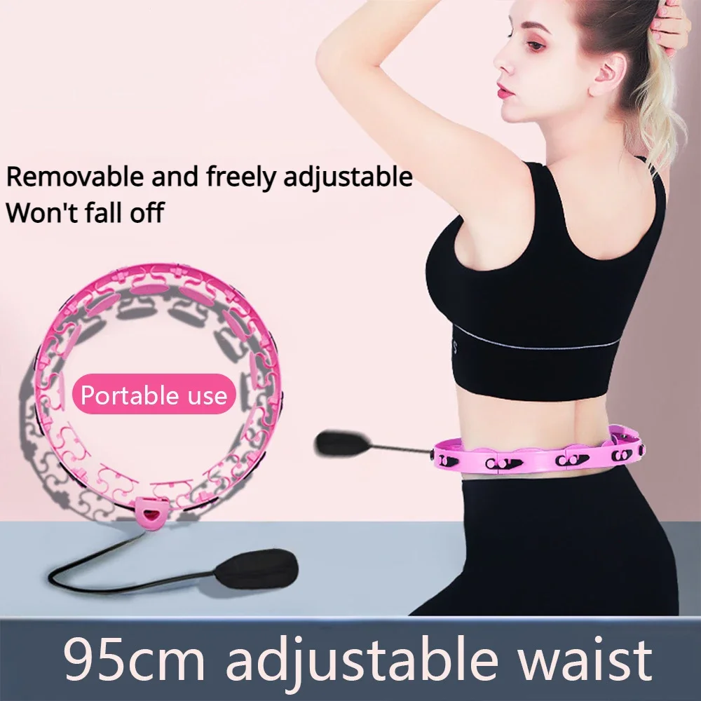 Sports Hoop Waist Trainer Exercise Home Slimming Belly Portable Fitness Equipment Body Building Entertainment Fitness fitness hoop
