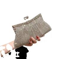 Women Luxury Rhinestone Evening Clutch Bag Detachable Chain Wedding Purse Prom Banquet Handbag Female Elegant Party Shoulder Bag - Image 5