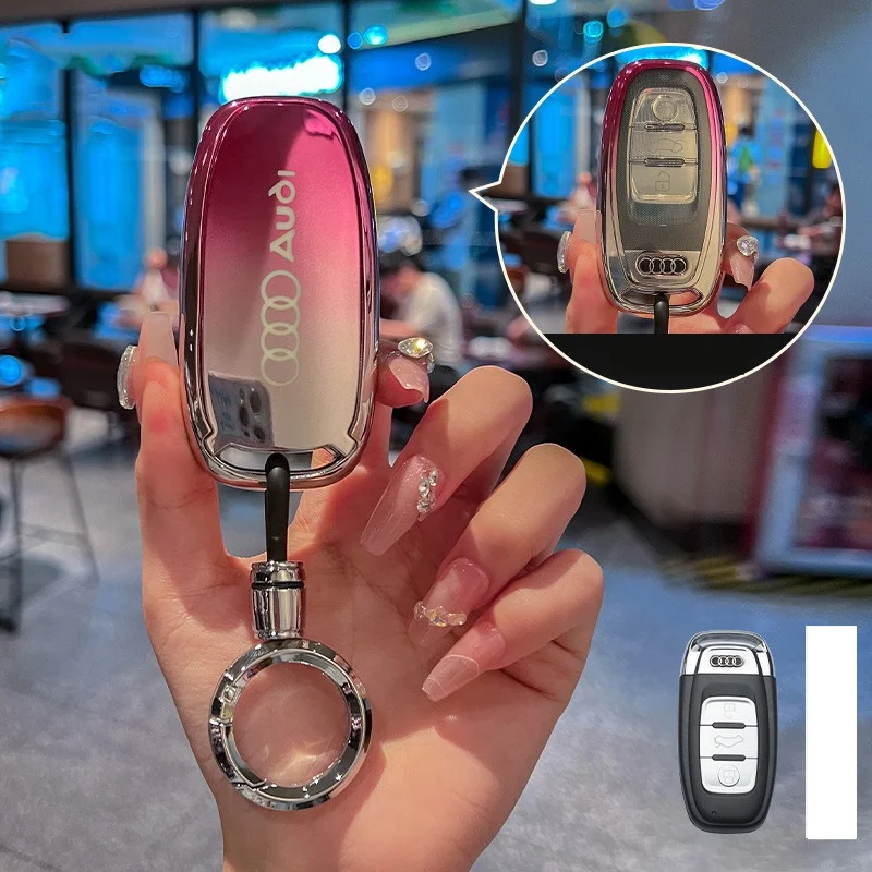 Key Case Cover Car Remote Key Case Shell For Audi A1 A3 8V A4 B8 B9 A5 A6 C7 A7 A8 Q3 Q5 Q7 S4 S6 S7 S8 R8 TT