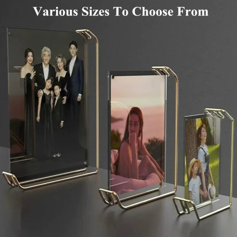 금속 아크릴 사인 거치대 디스플레이 스탠드 테이블, 메뉴 종이 카드홀더 거치대, 결혼 선물, 사진 그림, 포스터 프레임, A4, 210x297mm, 1 개