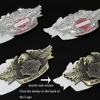 Metal Aluminum Sheet Skull Skeleton Sticker For Harley Davidson Motorcycles Car Head 3D Sticker Tail Fuel Tank Cover Emblem 1