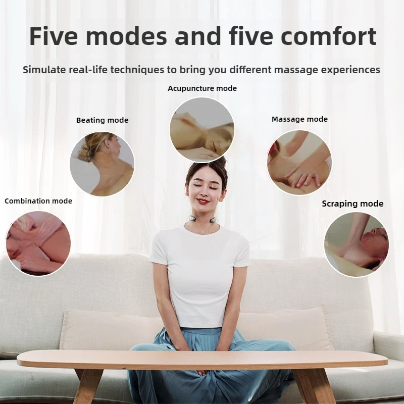 Multi-Function Massage Products Gift Portable Electric Shiatsu Neck & Shoulder Massager Smart Mini Fully Automatic Neck Massager