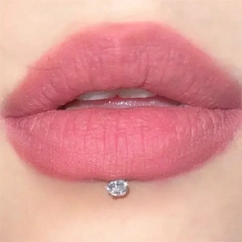 Body jewelry 1Pcs G23 Titanium Piercing CZ Gem Internally Threaded Labret Monroe Lip Ring Tragus Nail Helix Earring Stud 16G 18G Body Jewelry