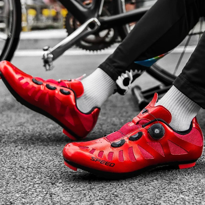 Cycling Shoes Mtb Road Bike Boots Cleats Shoe Non-slip Men Mountain Bicycle Flat Sneakers SPD Racing Speed Cycling Footwear