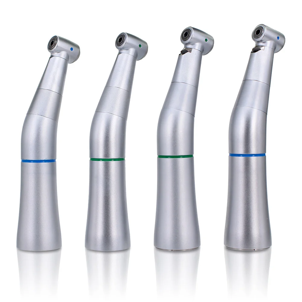 

Dental Low Speed Handpiece KV E20L Type Contra Angle kavo 1:1 4:1 With / None Optic Fiber Blue Rings Green Rings