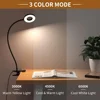 LED Reading Light with Clamp 3 Color & 10 Brightness Desk Lamp Flexible Gooseneck Book Lamp Kids Reading Night Light Book Light 2