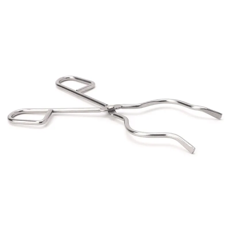 8 Inches Crucible Tongs Stainless Steel Professional Grade Crucible SS Casting Tool Lab Tongs