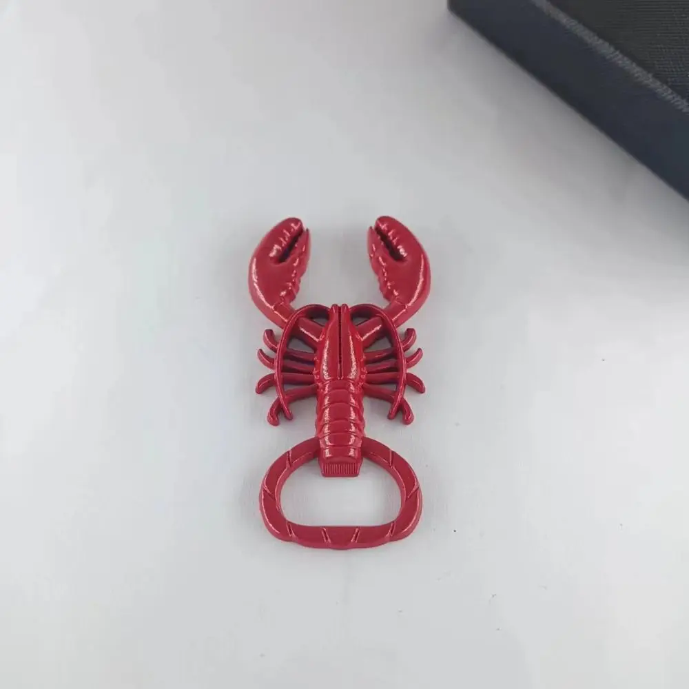 Metal Lobster Corkscrew Bottle Opener Multifunctional Portable Keychain Creative Wine Bottle Remover Wine Bottle Opening