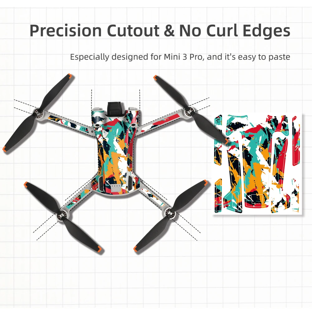 Protective Film Stickers Cratch-proof Decals Compatible Dji Mini 3 Pro Dji Rc/n1 Drone Body Remote Control Accessories