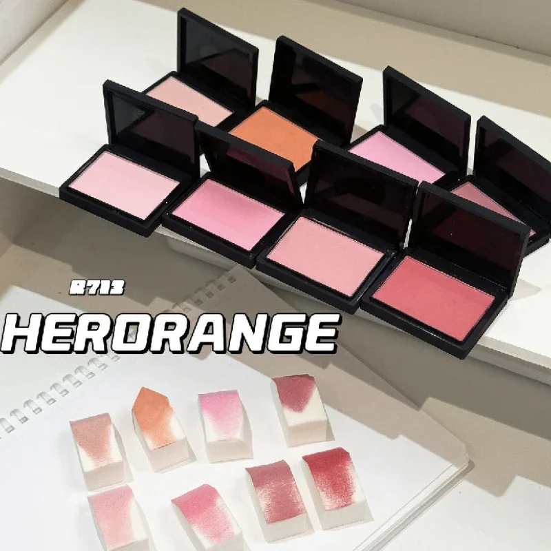 Professional Makeup Powder Blush Nude Pink Blusher Makeup Blush Palette Cheek Color Cosmetics Palette Powder Pink Cream Face