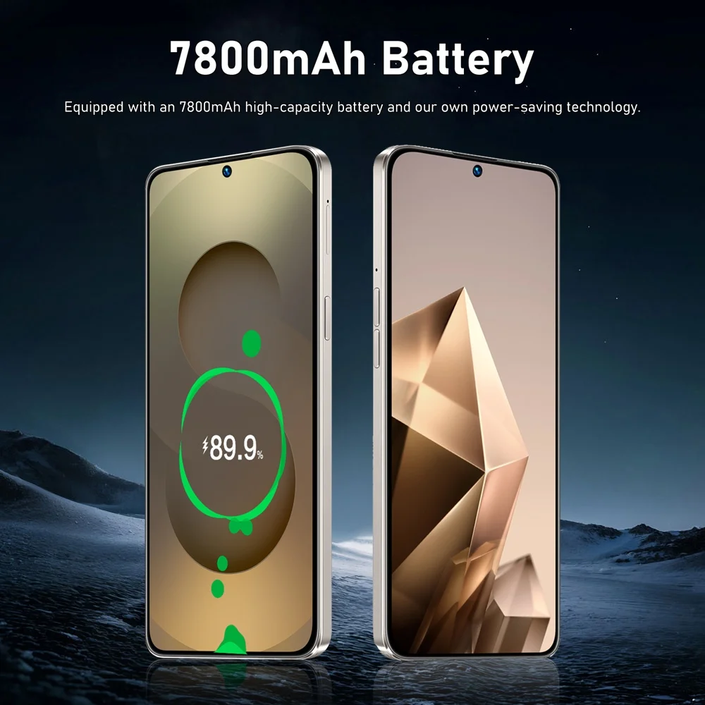 K-Touch Hot S28 Ultra Cell Phone Android 5G 7.3HD 22G+2TB Mobile Phones Dual Sim 7800mAh Unlocked Smartphone 16+48MP Global Version