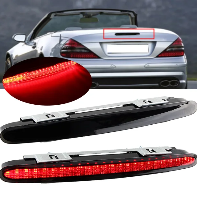 Terza Luce LED Posteriore Per Mercedes-Benz SL R230 (2001-2012) - Compatibile Con OEM 2308200856, A2308200056 - Foto 10