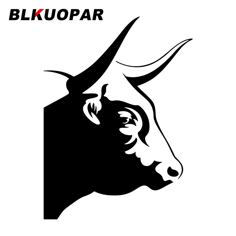 

BLKUOPAR Spanish Bull Interesting Car Stickers Personality Surfboard Helmet Bumper Windshield Waterproof Decal JDM Car Goods