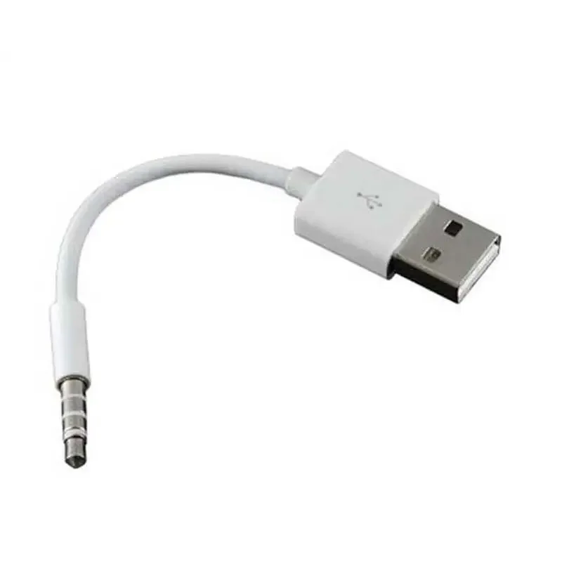 Banggood Universal AUX 3.5mm Male to USB Male Cable Plug Jack Converter Audio Stereo Headphone White Cord for MP3 iPod