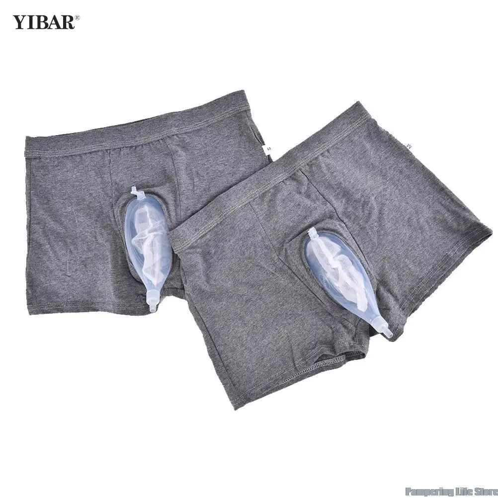 Shorts Urinal Bag 1 Set PVC Urine Funnel Pee Holder Collector With Catheter For Old Men Feminine Hygiene Health Care urine bag,disposable urine bag