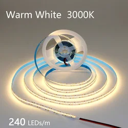 Flexible Waterproof LED Strip Lights - Adjustable Brightness, Cuttable, 5M Length (DC 24V)