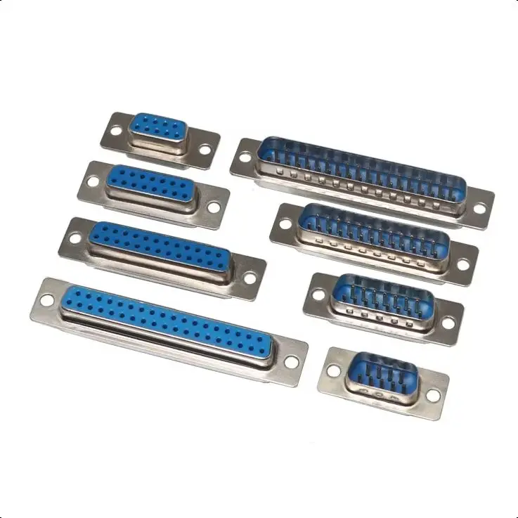 【3-1PCS】D-SUB 9 15 25 37 Pin Male Female Solder Type Connector DIP ...