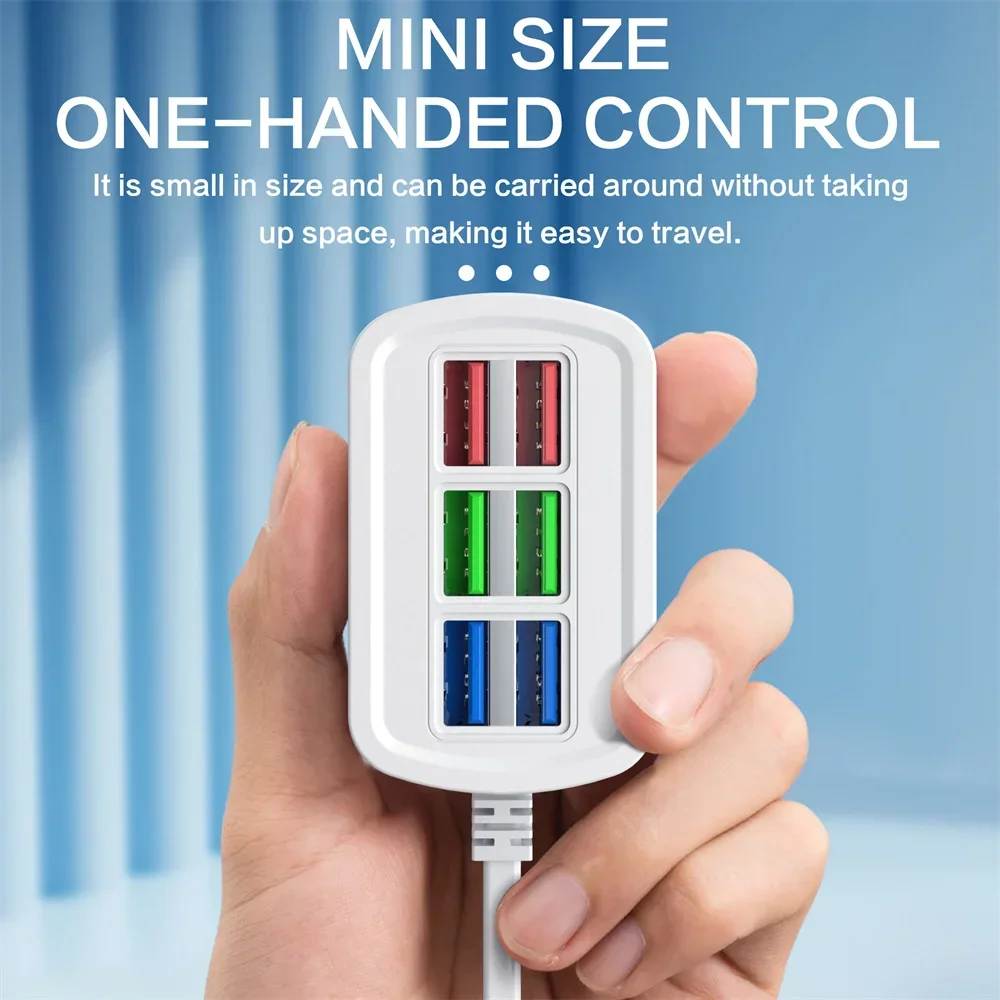 USB Charger Socket Multi Port Fast Charging Charger Power Adapter For iPhone Sam