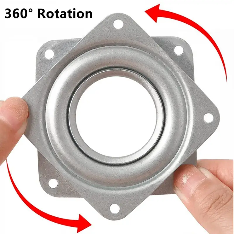 6 Inch Lazy Susan Turntable Steel Ball Bearings Stands Swivel Plate Rotating Tray for Furniture Chairs Display Cooking Tabletop image 2