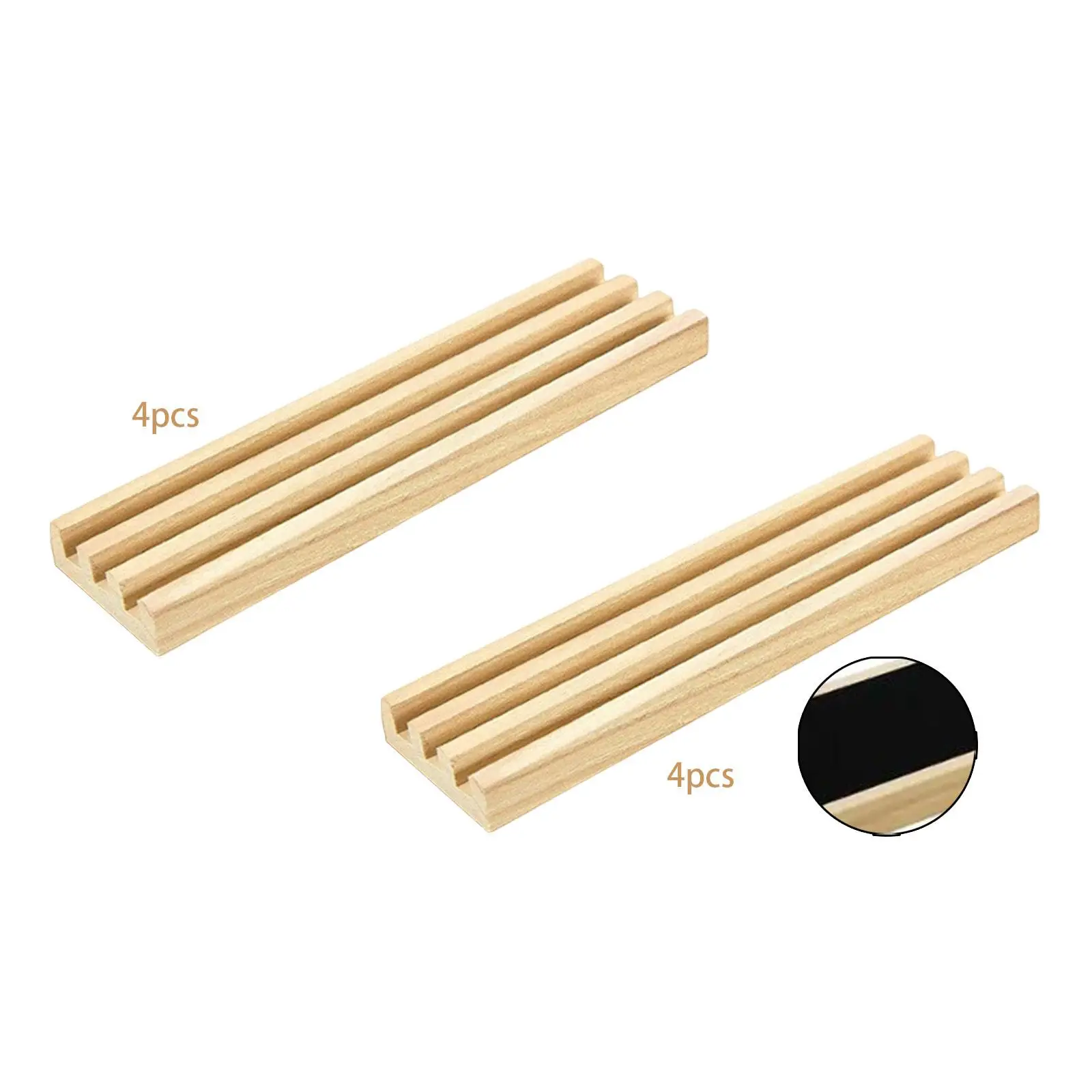 

4 шт., Деревянные Подносы для домино