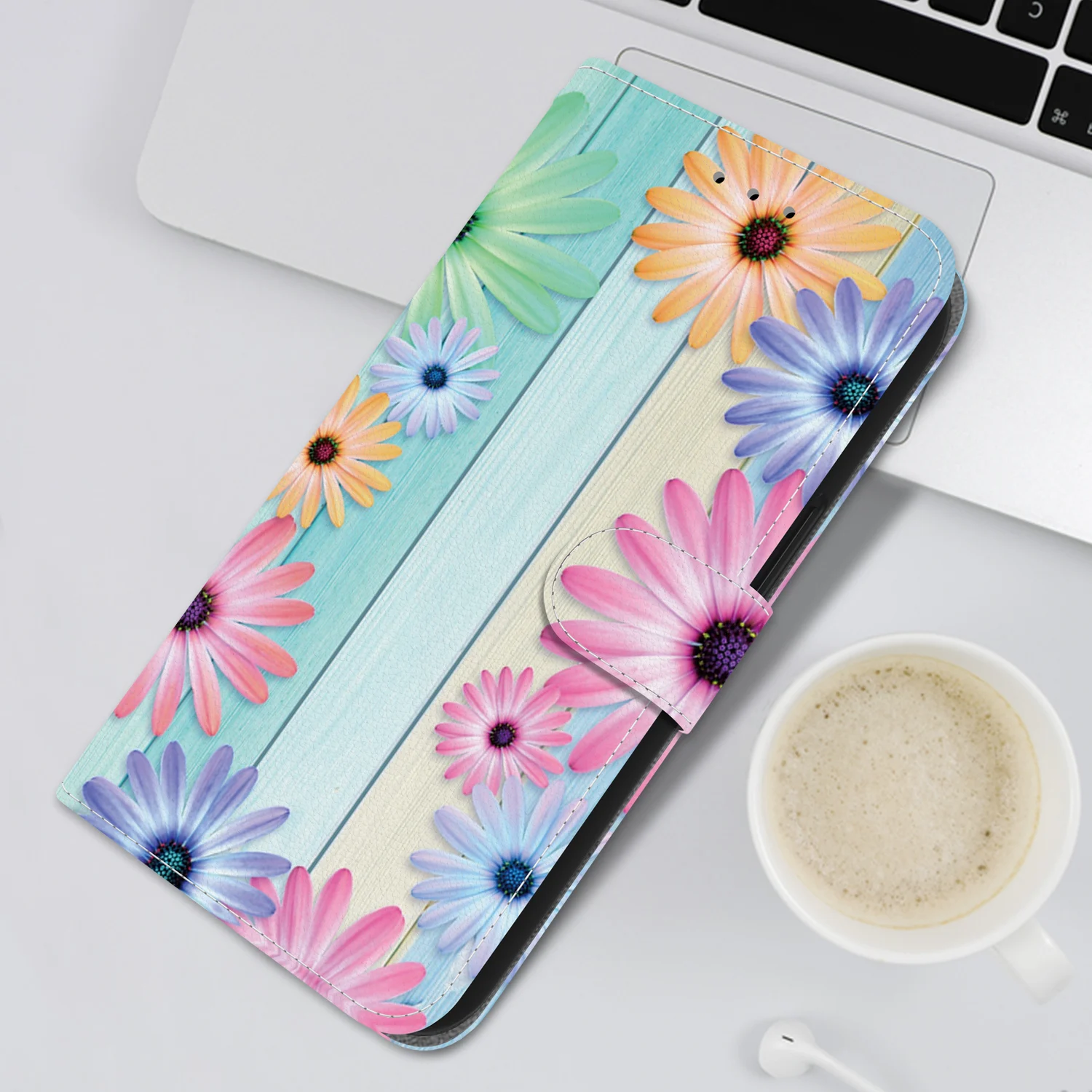 Elegant Leather Flip Back Cover - Beauty Phone Case Collection