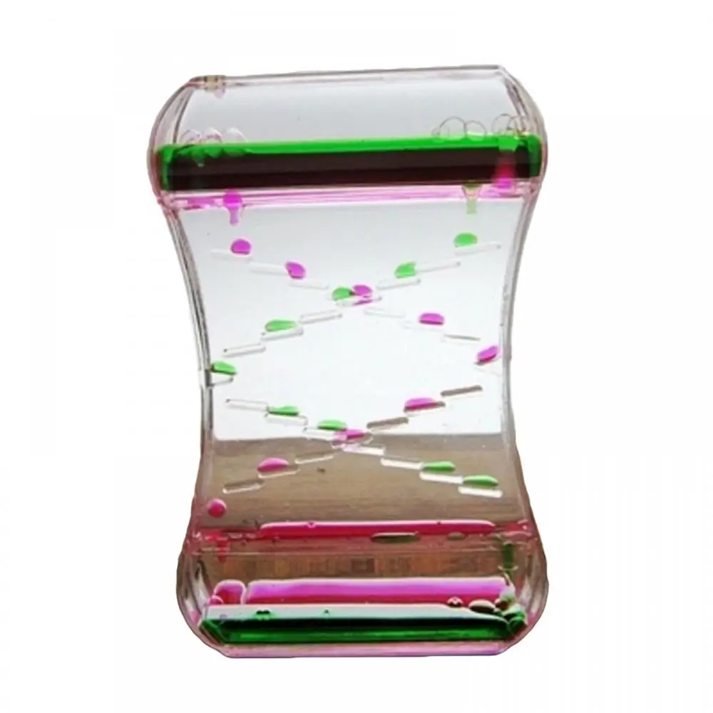 Timer Drip Oil Hourglass Liquid Motion Bubble Desk Decor Kids Toy Birthday Gift